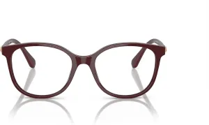 Swarovski Women's Sk2002f Low Bridge Fit Square Prescription Eyewear Frames