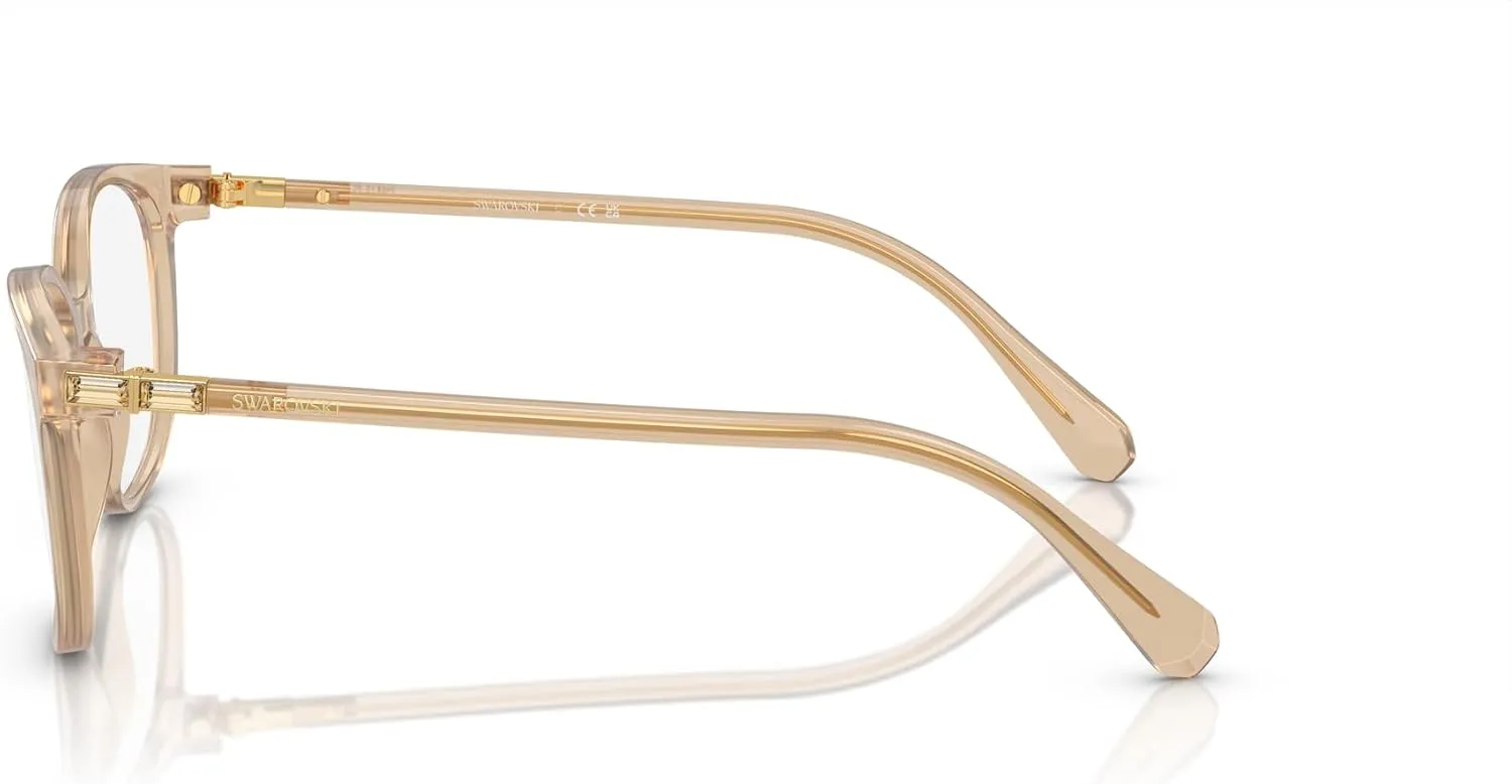 Swarovski Women's Sk2002f Low Bridge Fit Square Prescription Eyewear Frames