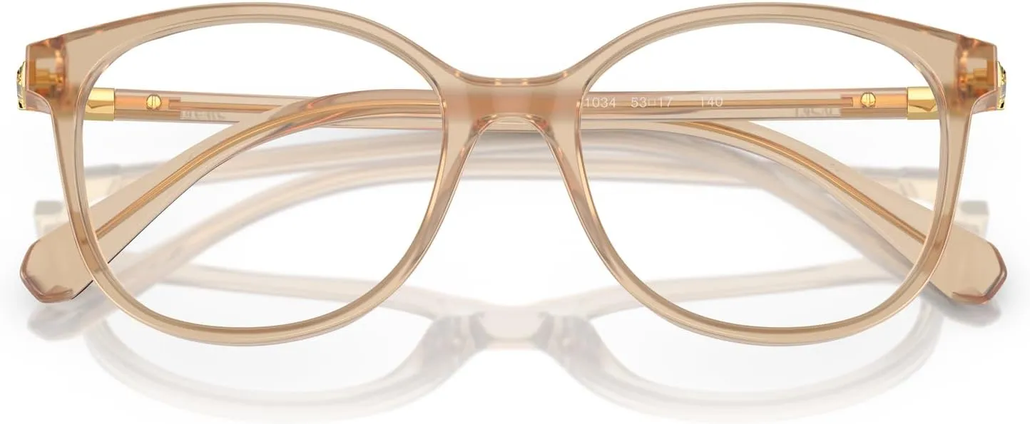 Swarovski Women's Sk2002f Low Bridge Fit Square Prescription Eyewear Frames