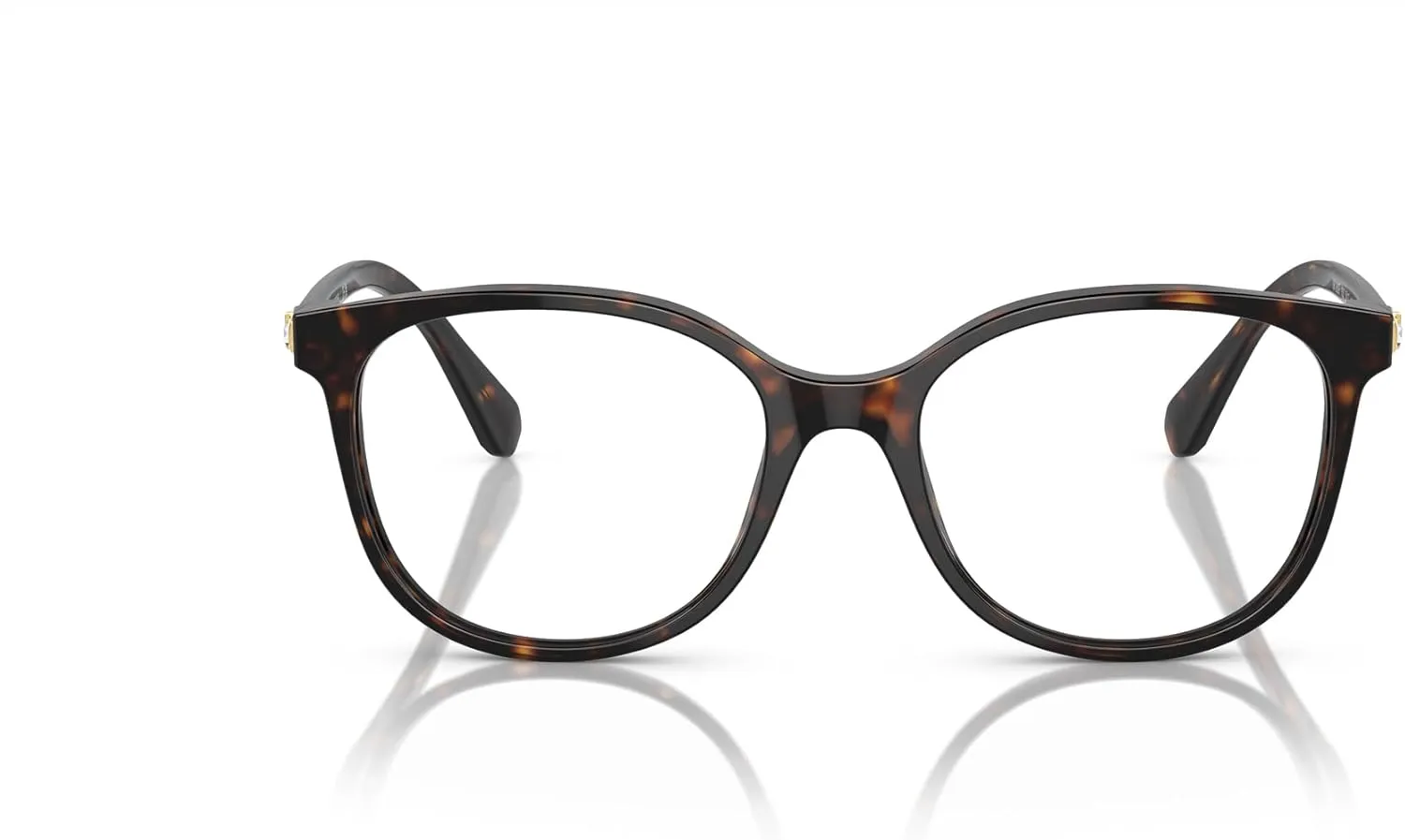 Swarovski Women's Sk2002f Low Bridge Fit Square Prescription Eyewear Frames