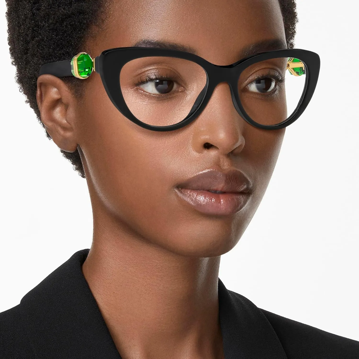 Swarovski Women's Sk2005 Cat Eye Prescription Eyewear Frames