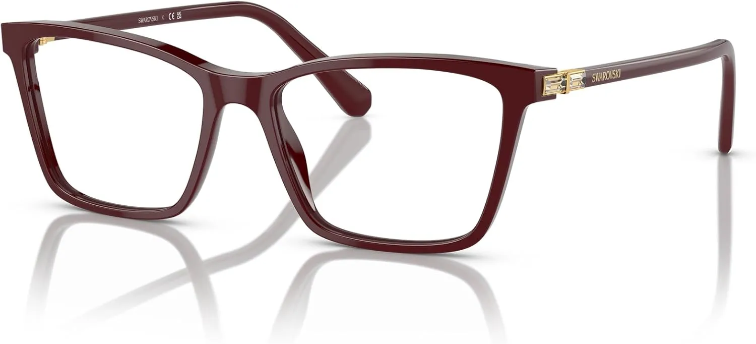 Swarovski Women's Sk2015 Rectangular Prescription Eyewear Frames
