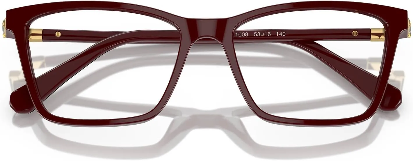 Swarovski Women's Sk2015 Rectangular Prescription Eyewear Frames