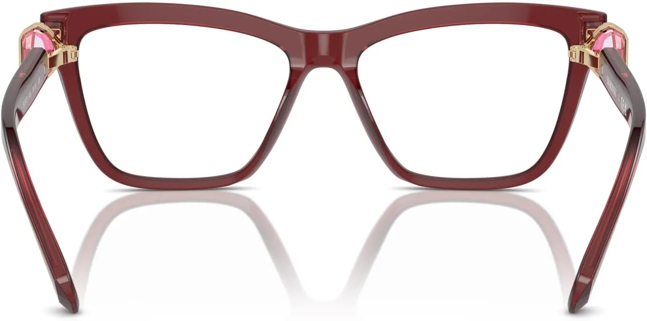 Swarovski Women's Sk2021 Square Prescription Eyewear Frames
