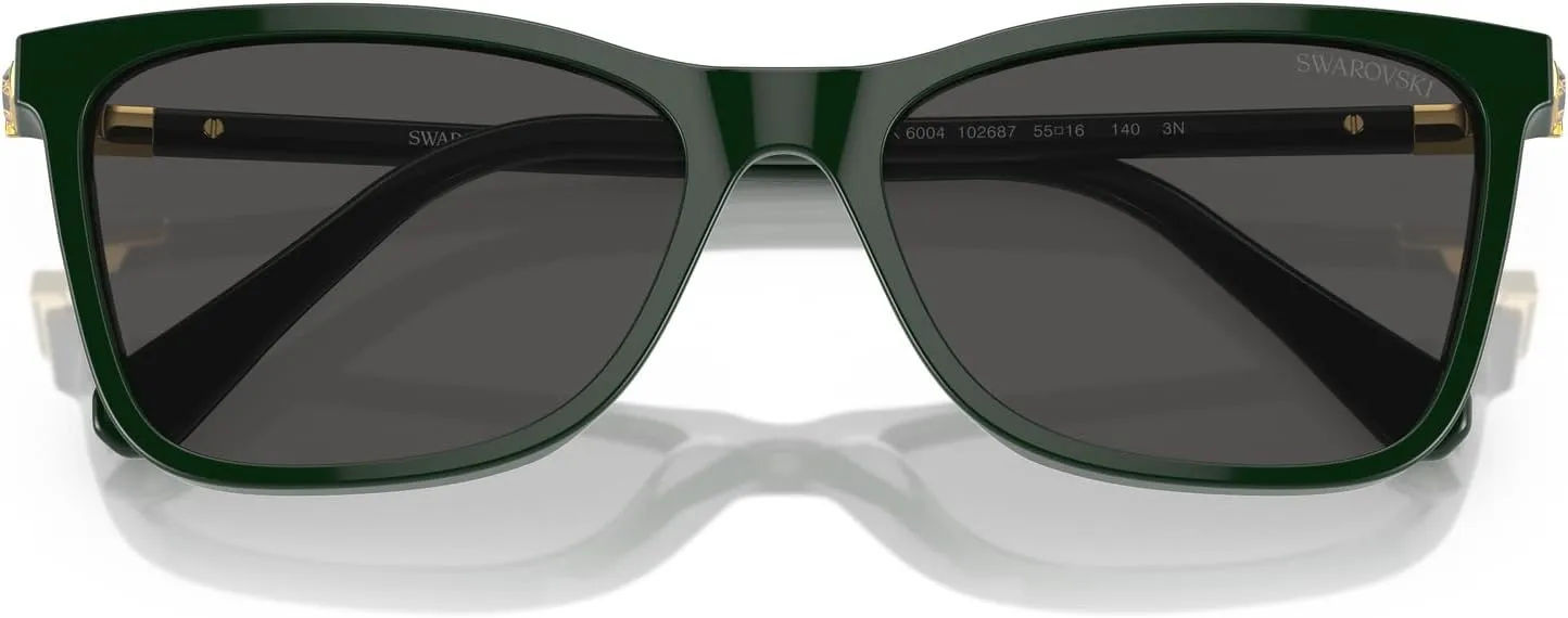 Swarovski Women's Sk6004 Rectangular Sunglasses
