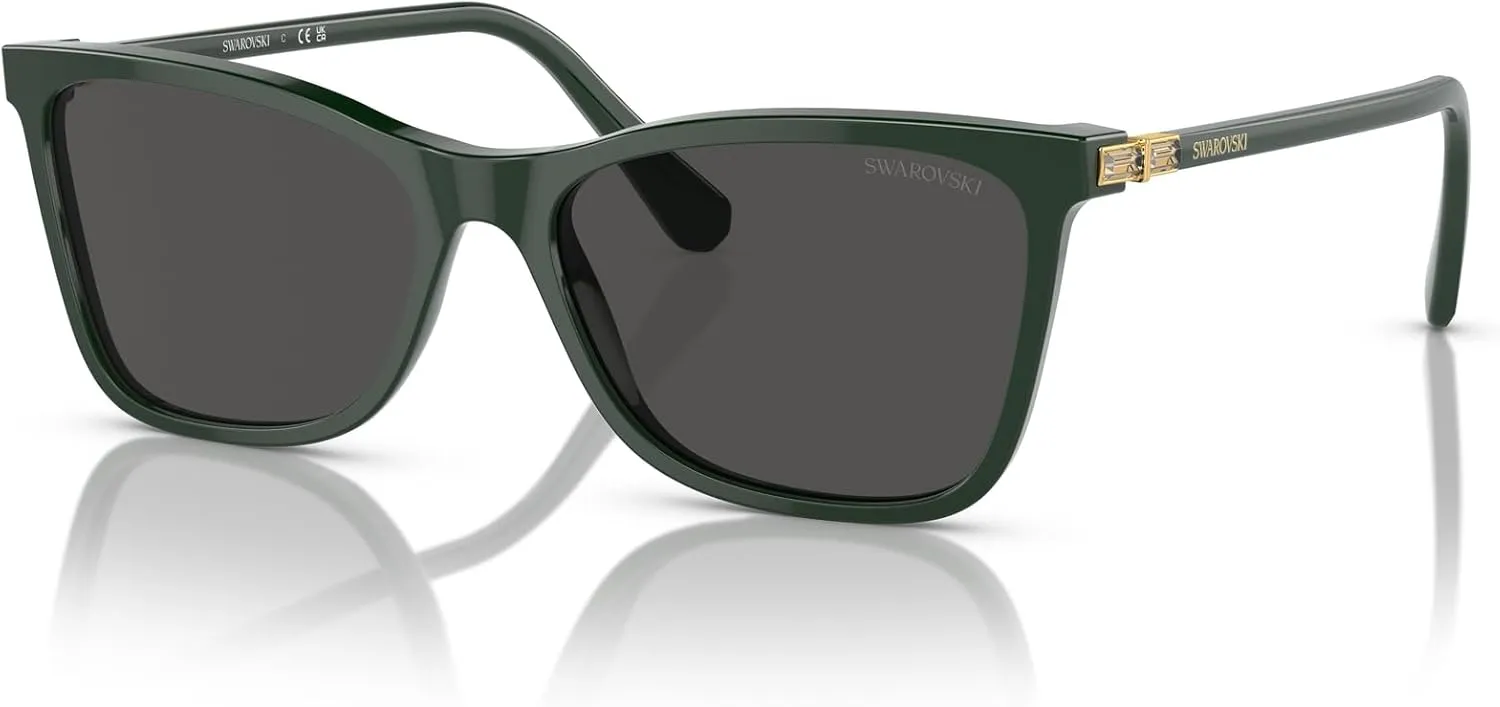 Swarovski Women's Sk6004 Rectangular Sunglasses