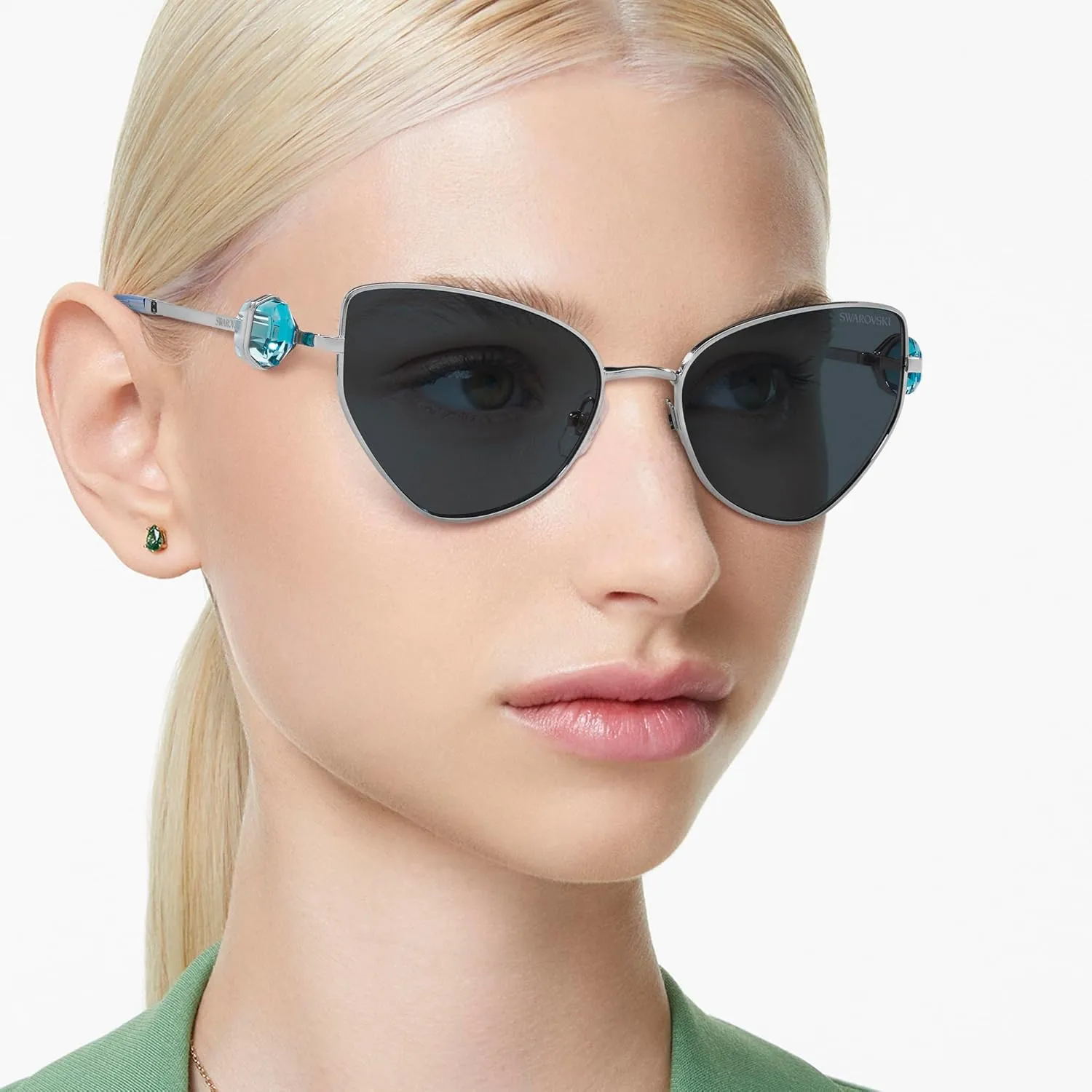 Swarovski Women's Sk7003 Butterfly Sunglasses