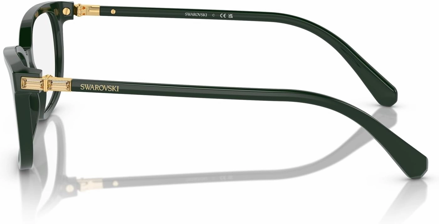 Swarovski Women's Sk2003 Rectangular Prescription Eyewear Frames