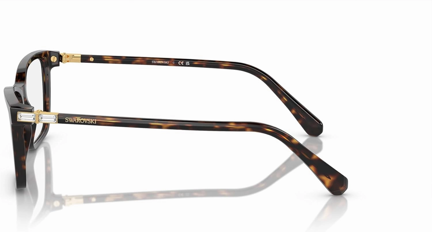 Swarovski Women's Sk2015 Rectangular Prescription Eyewear Frames