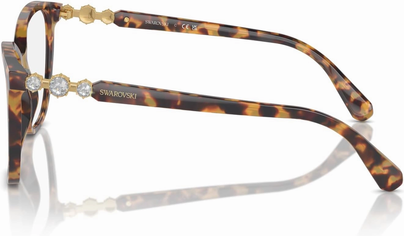 Swarovski Women's Sk2020 Square Prescription Eyewear Frames