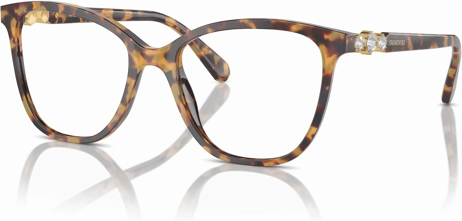 Swarovski Women's Sk2020 Square Prescription Eyewear Frames