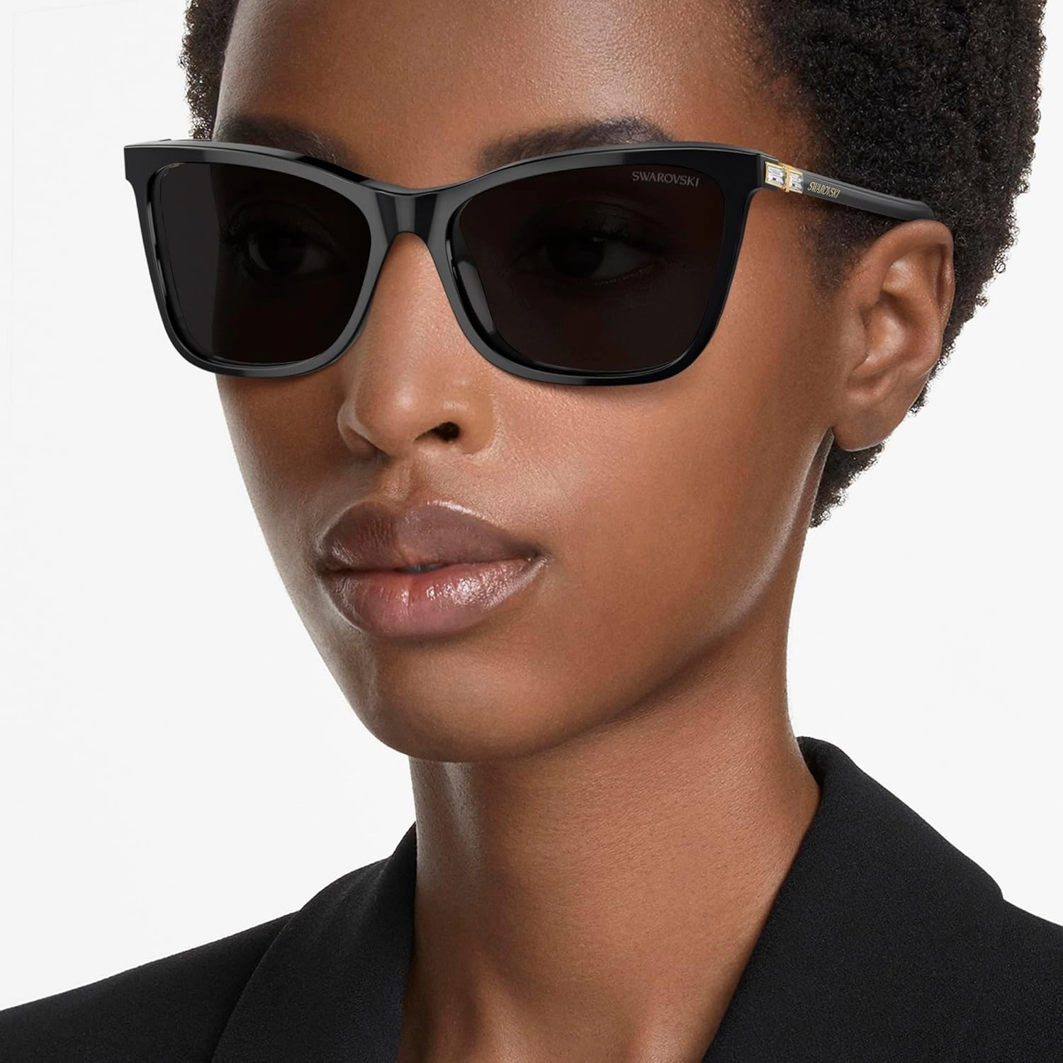 Swarovski Women's Sk6004 Rectangular Sunglasses