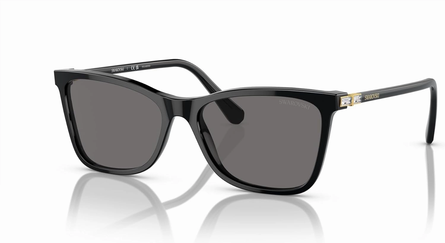 Swarovski Women's Sk6004 Rectangular Sunglasses