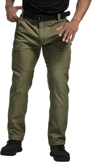 Tactical Pants Men's Flex Ripstop Water-Resistant Lightweight Stretch Cargo Trousers for EDC Outdoor Work Hiking