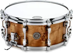 Tama PMM146STM Starphonic Maple 6 x 14 inch Snare Drum - Satin Mappa Burl