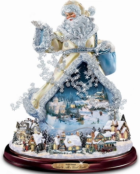The Bradford Exchange Thomas Kinkade Moving Santa Claus Tabletop Figurine: and to All A Good Night