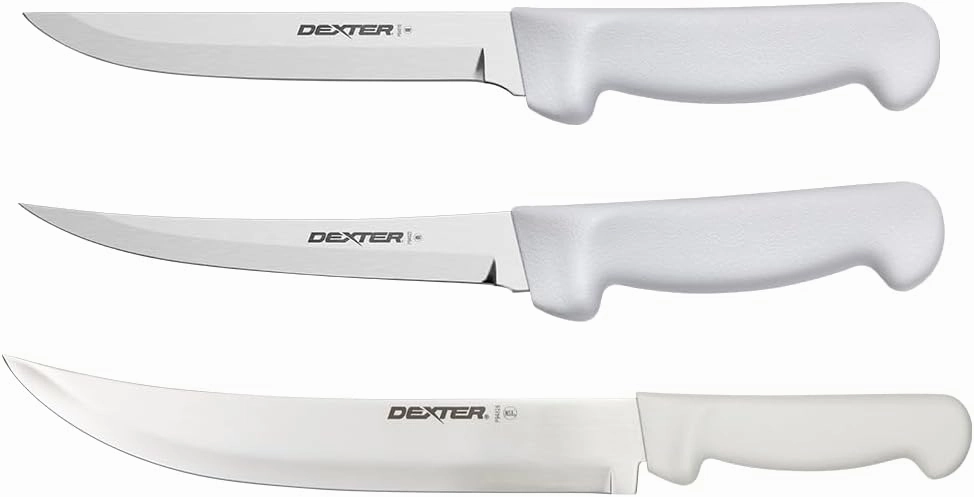 The Dexter Russell 3 Piece Knife Combo Set - Cutlery Butcher Chef Set
