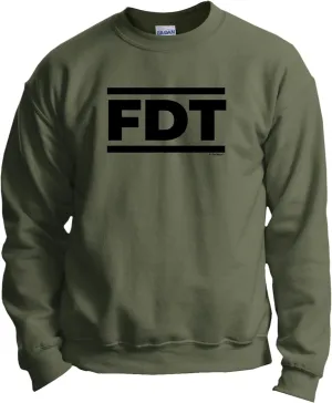 ThisWear FDT F Donald President Long Sleeve Crewneck Sweatshirt