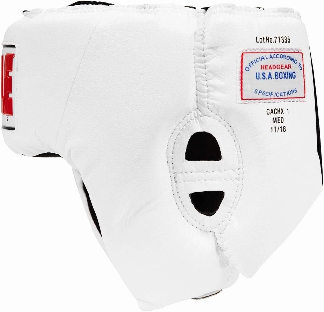 TITLE Boxing Classic USA Boxing Competition Open Face Headgear - Approved for Sparring & Competition; Protects Face & Chin