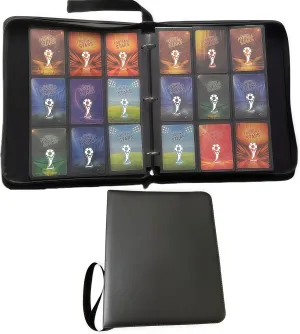 Toploader Binder 9 Pocket, Trading Card Binder Holds 900 Top loaders Fits for Sports Cards, Rigid Cards, and Game Cards