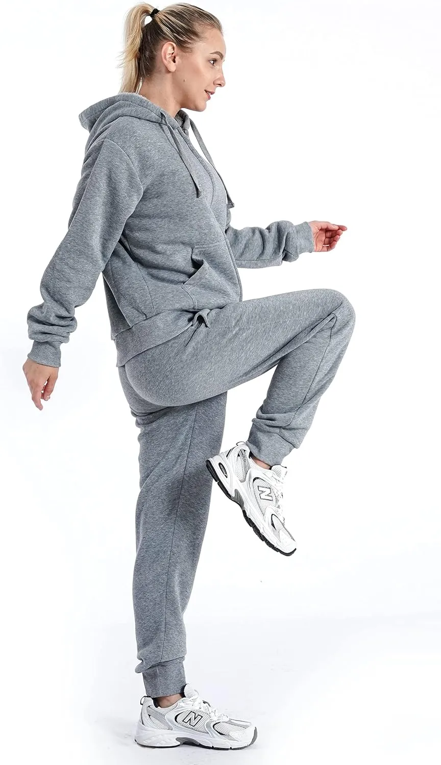 Track Suits for Women Set Sherpa lined Casual 2 Piece Outfits Sweatsuit