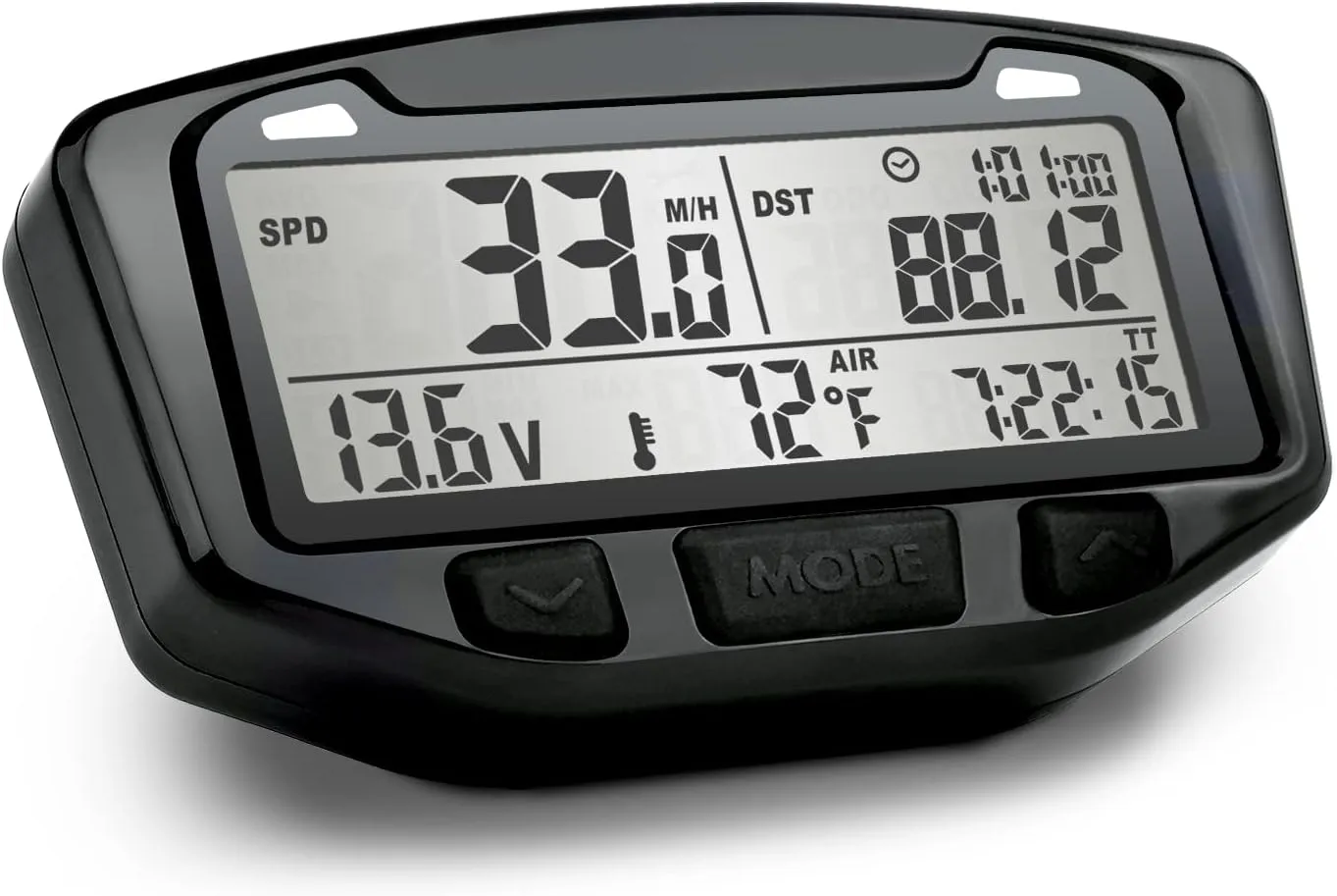 Trail Tech 712-114 Striker Speedometer Digital Gauge Kit with Volt Meter