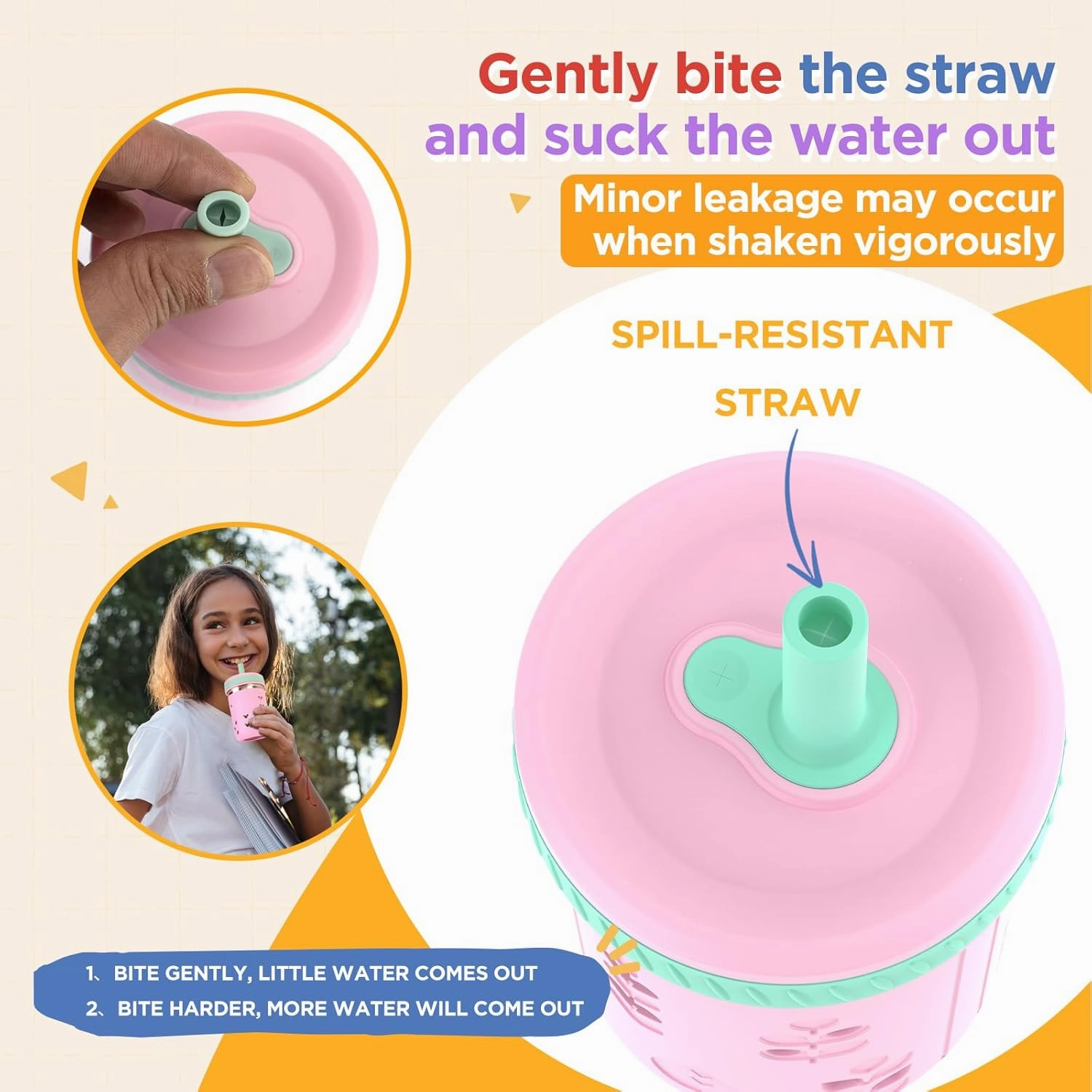 Tronco Stainless Steel Sippy Toddler Cups, 10 oz Mason Jar Kids Smoothie Cups with Silicone Sleeves & Spill Resistant Flexible Straw, BPA-Free, Dishwasher Safe, Snack Cup for Toddlers