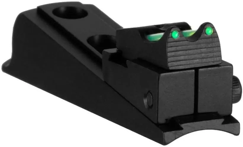 TruGlo Replacement 3-Dot Red Front & Green Rear Adjustable Lever Action Fiber-Optic Sight Set