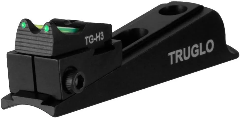 TruGlo Replacement 3-Dot Red Front & Green Rear Adjustable Lever Action Fiber-Optic Sight Set