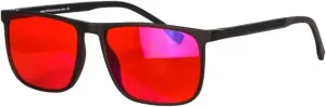 UMEINAC TECH Blue Light Glasses Men - Red Lens Sleep Glasses Blocking 550nm Blue/Green Light for Night Shift & Jet Lag Relief(C4 RED)