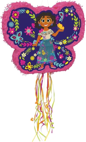 Unique Disney Encanto Butterfly Drum Pull Pinata, 1 Count - Unique Celebration Addition, Perfect for Kids' Parties & Entertainment