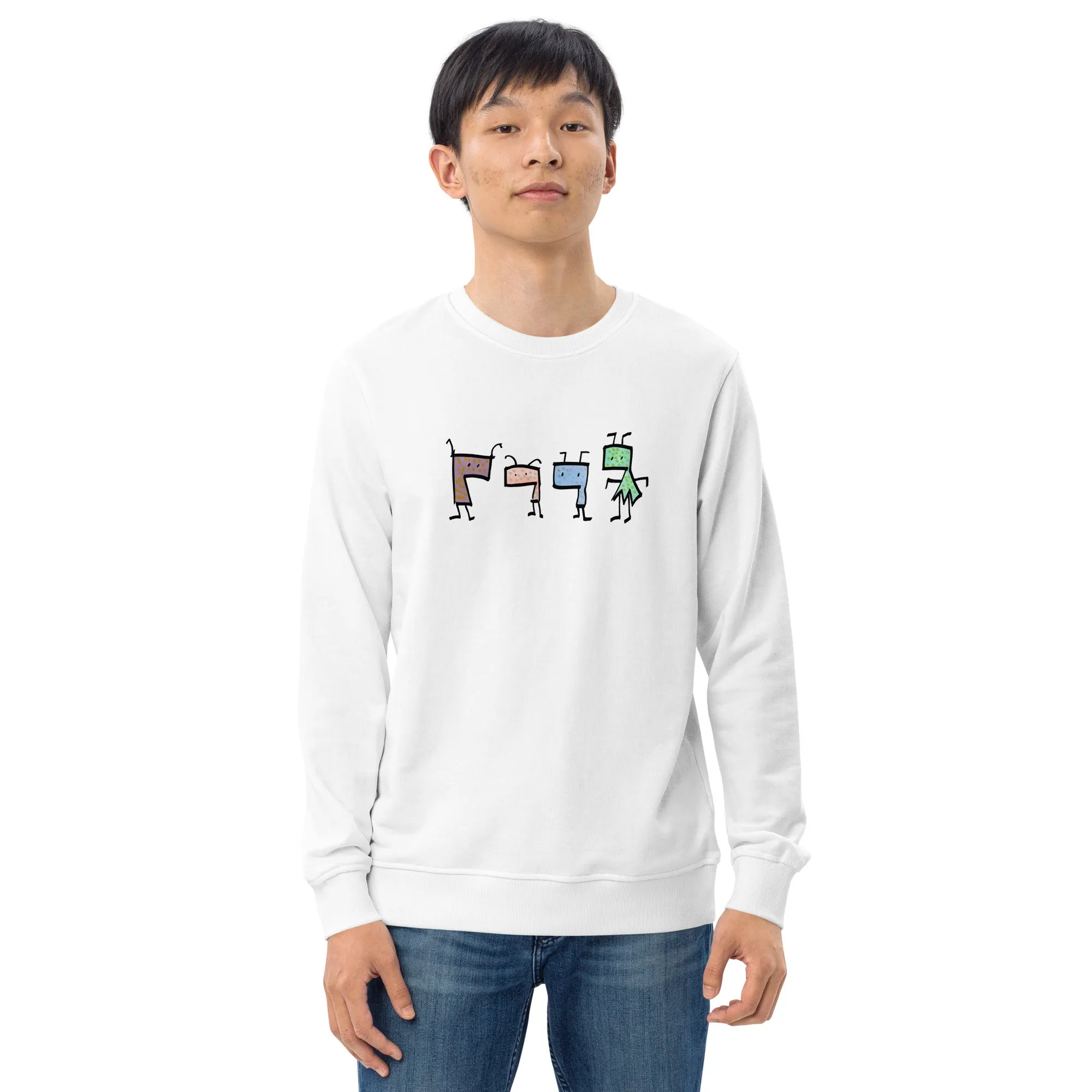 Unisex organic sweatshirt - Gang Los Pecas