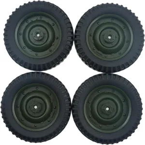 Upgrade Your WPL C14 C24 C34 RC Car with Rubber Tire Set - Your Road Holding, Skid Solution