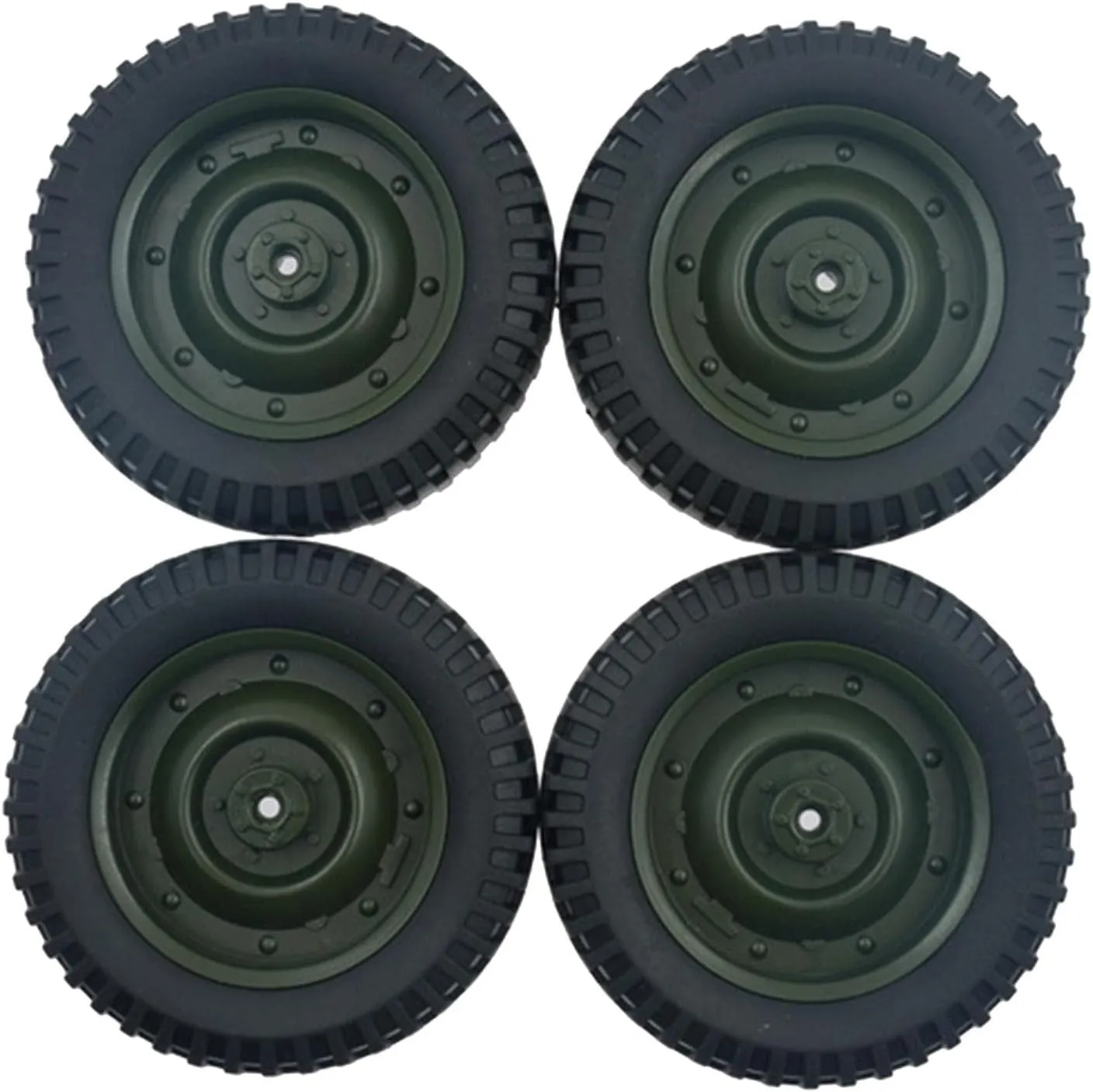 Upgrade Your WPL C14 C24 C34 RC Car with Rubber Tire Set - Your Road Holding, Skid Solution
