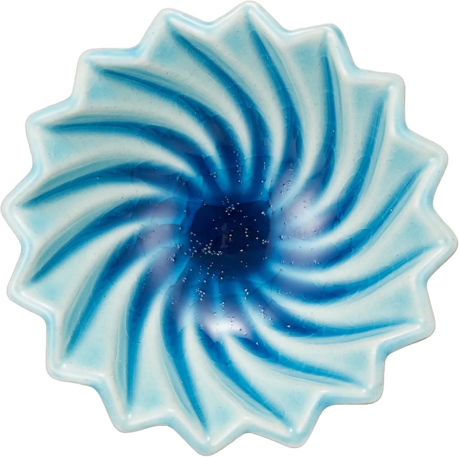 Utsuwa Rosan 027-0518 Seto Ware Kofu Kiln Frill Colorful Bean Bowl, Small Bowl, Approx. 3.1 inches (8 cm), Turkish Blue, Light Blue, Microwave Safe, Dishwasher Safe, Made in Japan