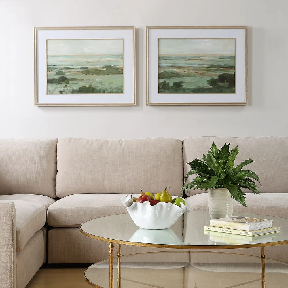 Uttermost Warm Valley Framed Prints Set Of 2