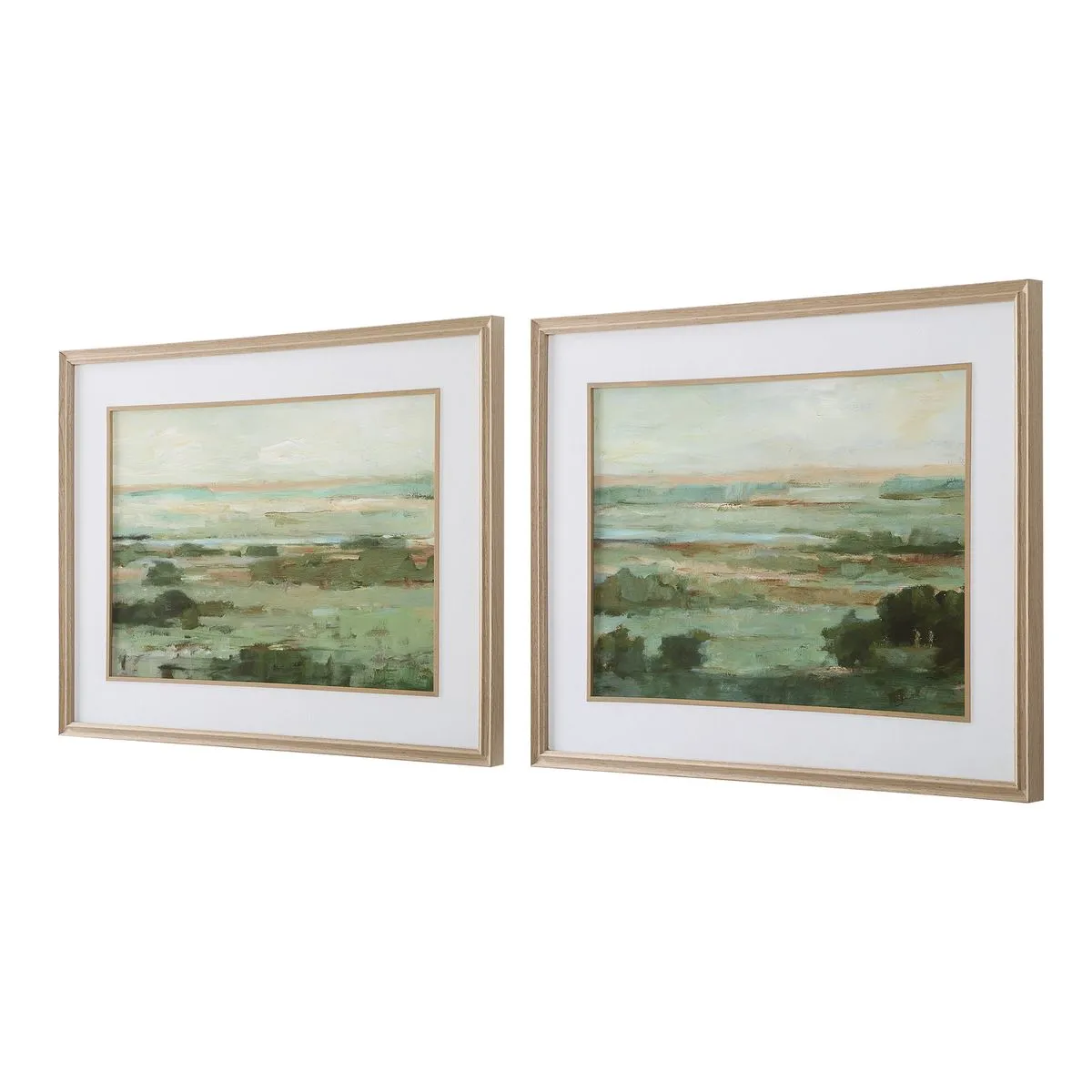 Uttermost Warm Valley Framed Prints Set Of 2