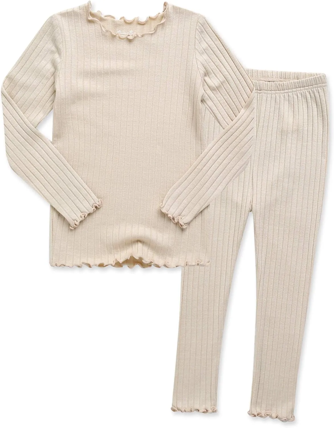 VAENAIT BABY 6M-12Y Kids Unisex Girls & Boys Soft Comfy Modal Tencel Shirring Sleepwear Pajamas 2pcs/4pcs Set