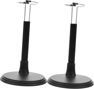 Vaguelly 8pcs Adjustable Height Doll Stand Action Figure Support Bracket for Display Wide Base for Stability for Doll Shops Home Decor