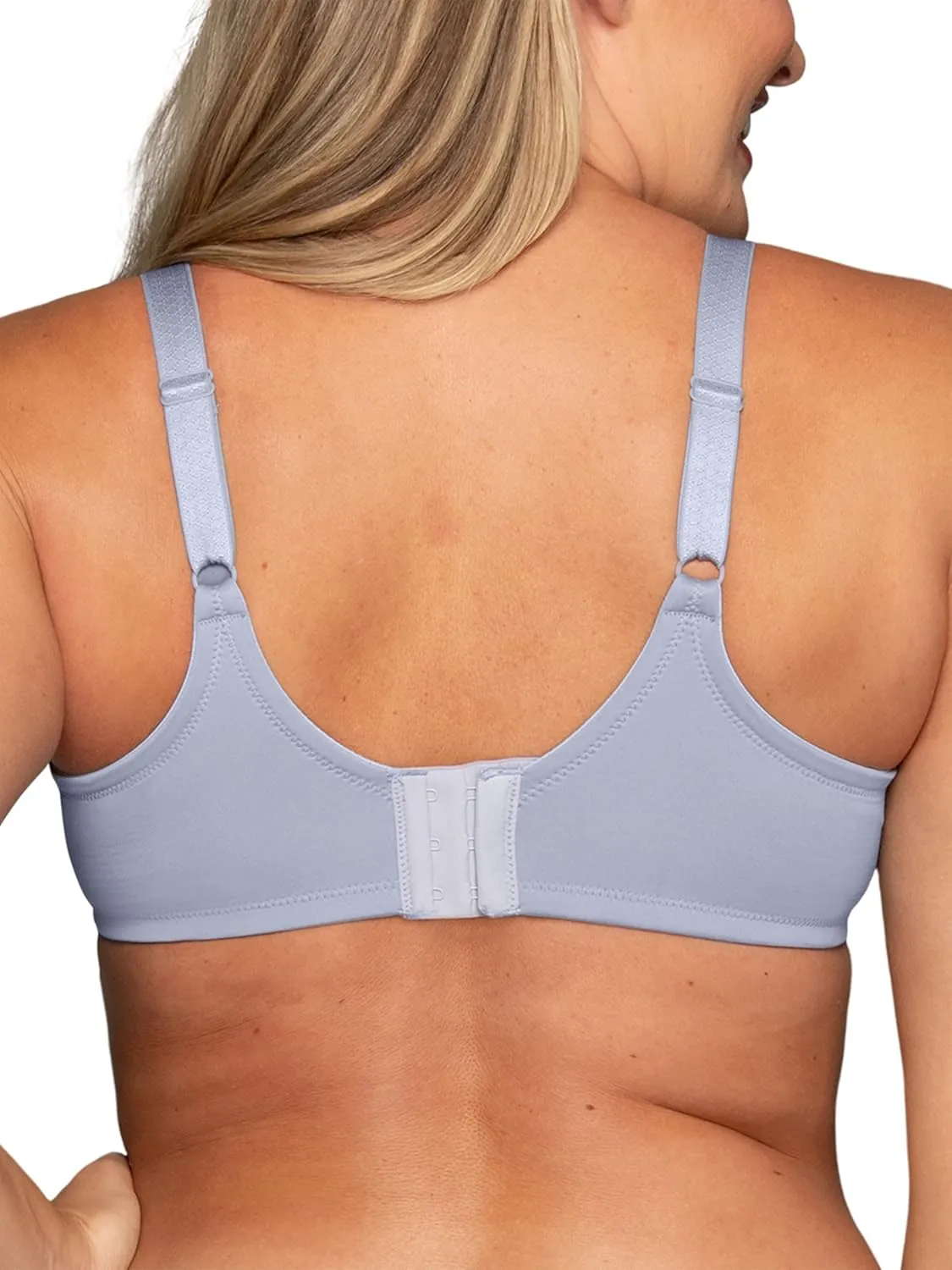Vanity Fair Women's Full Figure Beauty Back Smoothing Bra, 4 Way Stretch Fabric, Lightly Lined Cups up to H