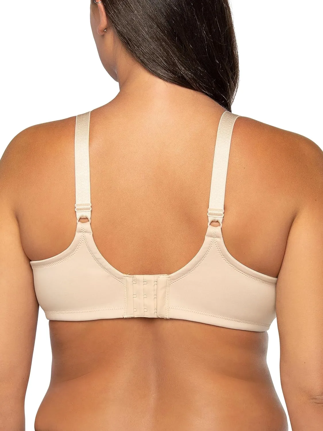 Vanity Fair Women's Full Figure Beauty Back Smoothing Bra, 4 Way Stretch Fabric, Lightly Lined Cups up to H