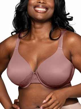 Vanity Fair Women's Beauty Back Full Figure Underwire Smoothing Bra with Lace