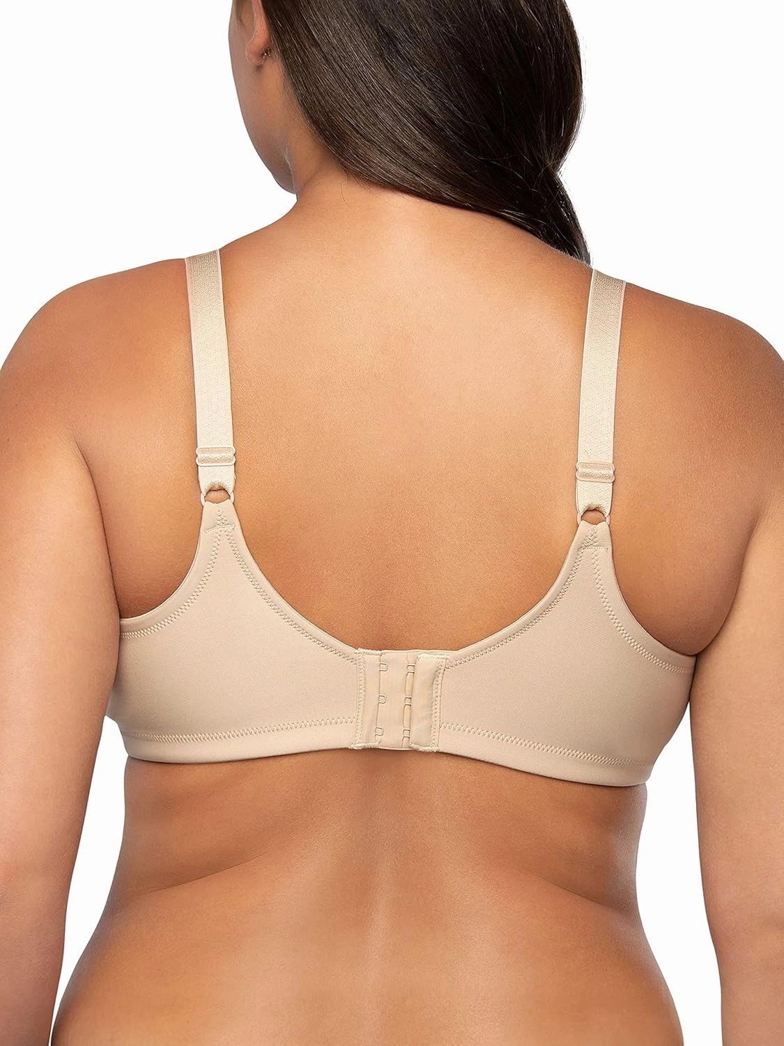 Vanity Fair Women's Full Figure Beauty Back Smoothing Bra, 4 Way Stretch Fabric, Lightly Lined Cups up to H