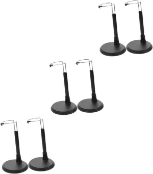 VANZACK 3sets Figure Stand Detachable Wire Holder Action Figure Base Display Stand 2pcs*3