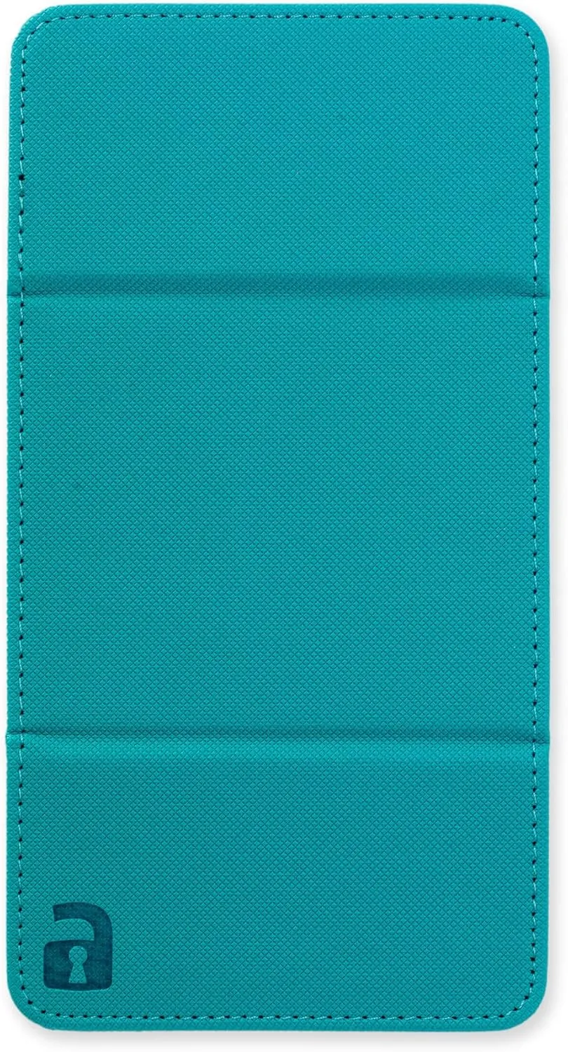 Vault X Trading Card Sideloading Deck Box, 100  sleeved cards, Premium Exo-Tec Material, Card Holder Storage Box, Detachable Magnetic Lid, for MTG Commander Game, TCG (Teal)