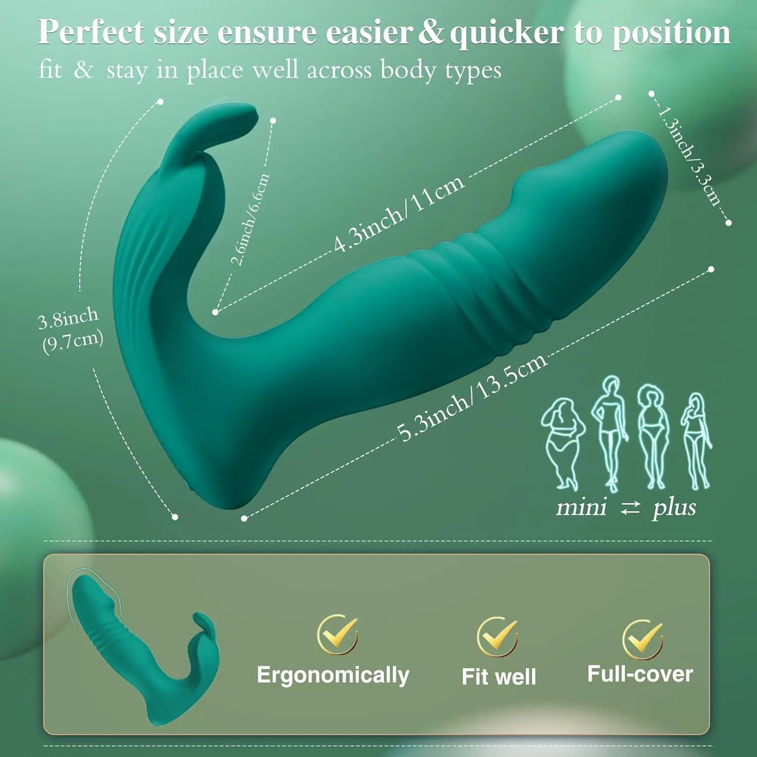 Vibrating Dildos for Women Sex Toy - 3IN1 App Wearable Remote Vibrator Rose Sex Toy, Sex Pleasure Tools for Women with 9 Rabbit Clit Vibrator & 9 Thrusting Dildos Anal Toys G Spot Vibrator Sex Swing