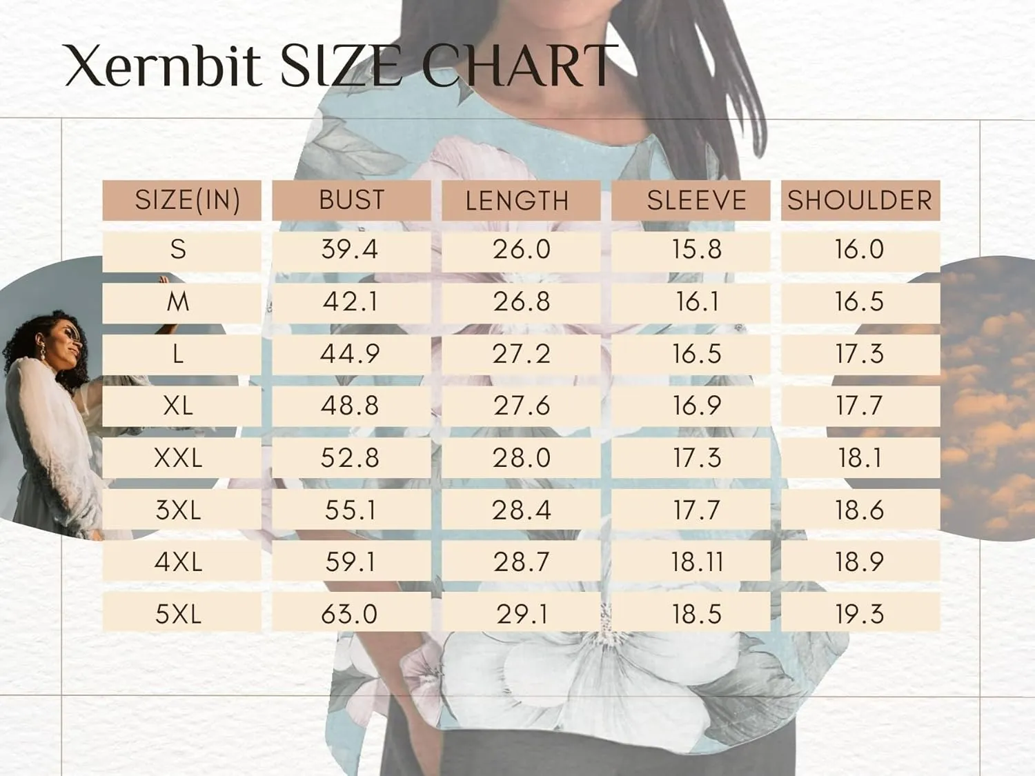 Vintage Floral Graphic Womens Blouse Casual Summer 3/4 Sleeve Shirt Loose Lightweight Comfy Crewneck Beach Tops