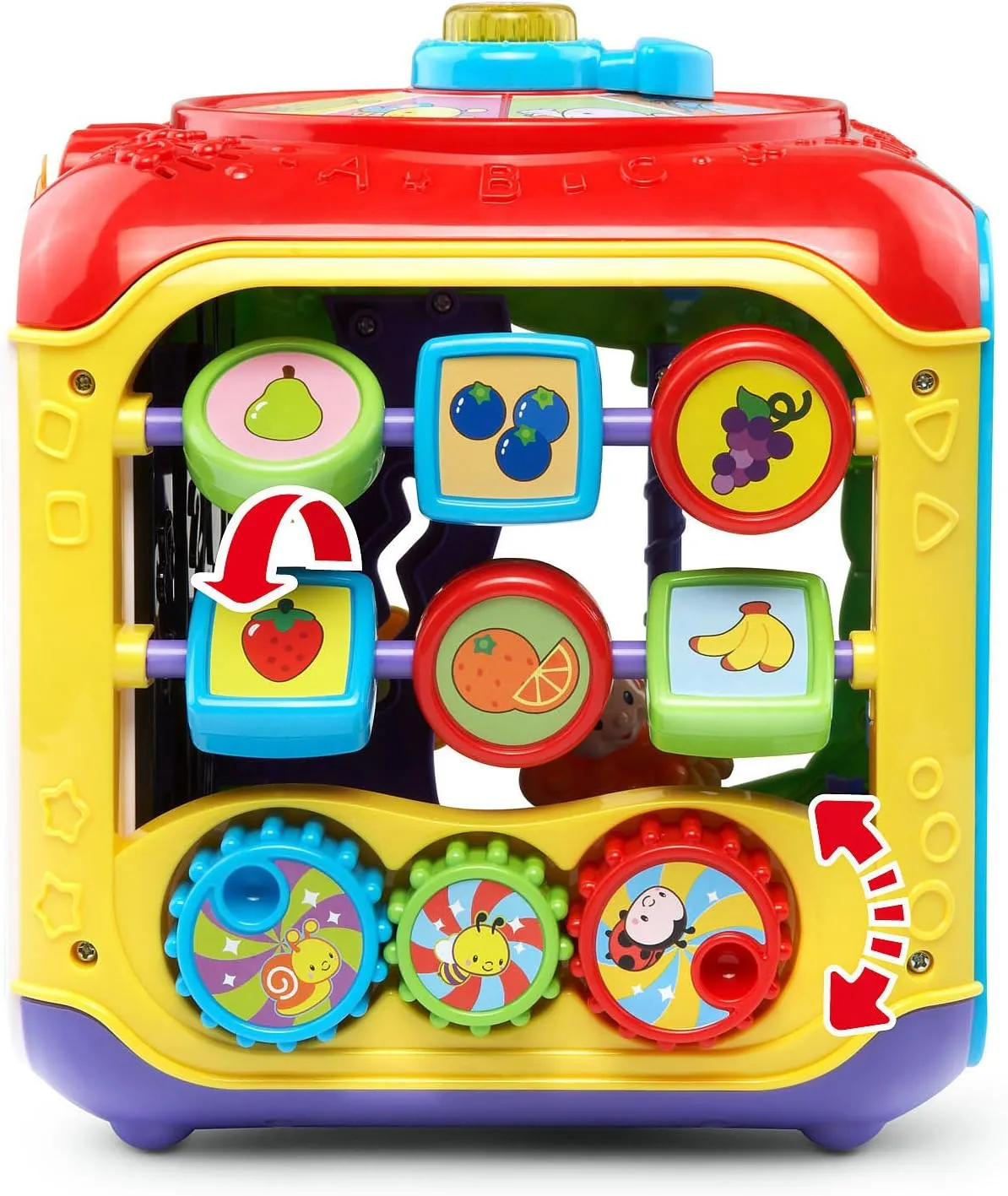 VTech Sort and Discover Activity Cube (Frustration Free Packaging), Red