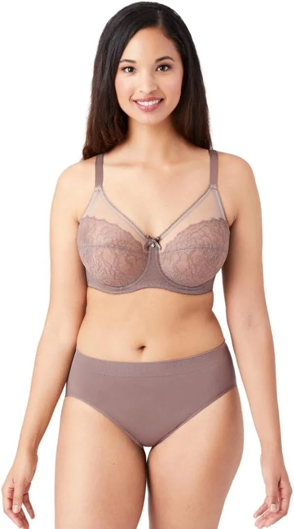 Wacoal womens Retro Chic Full Figure Seamed Unlined Underwire Bra
