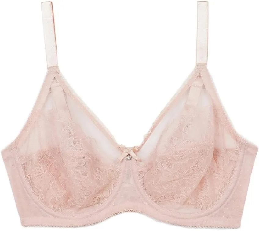 Wacoal womens Retro Chic Full Figure Seamed Unlined Underwire Bra